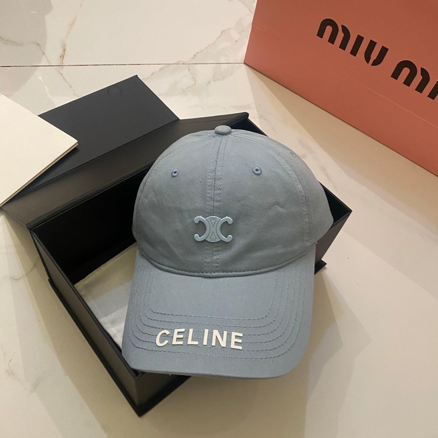 CELINE Baseball Cap in Dopamine Color Scheme